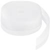 QUARKZMAN Silicone Sigillo Striscia 45mm Striscia Tenuta Silicone per Ferma Spifferi per Porte Nastro Adesivo Finestra Casa Doccia Fessure Vetro Lunghezza 15m, Trasparente