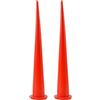 tooloflife Ugelli in silicone da 30 cm, 2 ugelli a cono in plastica, punta rossa per ugello per calafataggio, applicatore per pistola per presellatura, applicatori per pistola per calafataggio (A)