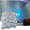 Art3d 50 x 50 cm (confezione da 12) pannello da parete 3D diamante, grigio