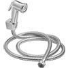 MAURER DOCCETTA cromata con Pulsante + Tubo Shut-off Doccia Bagno