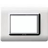 AVE Placca Ave Tecnopolimero 44 3 Moduli Bianco 44Py03Blc