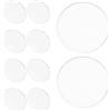 EPIGEIST 20 Pezzi Lenti in Vetro Trasparente per Faretto Mrgu Copertura Curva Resistente al Calore per Illuminazione Paesaggistica Interna ed Esterna Diffusore Luce Uniforme per Spotlight e