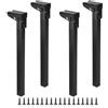 SGSKEIEY Piedini per Mobili - Piedi per Tavolo da Pranzo,gambe, gambe in metallo, gambe resistenti per mobili con piedini protettivi per caffè, scrivania fai da te, comodino (70cm,4 PCS)
