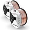 VECTOR WELDING Filo Saldatura MIG/MAG SG3 ER70S-6 Ø0,8 mm 2 Bobine D100 1 kg | SG3 ER70S-6, filo ramato Ø0,8 mm, 2 bobine D100 1 kg, AWS A5.18, acciaio al carbonio, arco stabile
