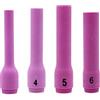 WeldingStop Ugello di punte di allumina Tazza in ceramica TIG Extra lungo per WP-9 WP-20 WP-25 Torcia Consumabless PK4
