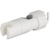 TopHomer Supporto per doccia scorrevole, 18-25 mm, regolabile, girevole a 360 gradi, staffa di ricambio (bianco)