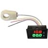Bahwphry Hall Amperometro Voltmetro DC 0-300V 100A Batteria Monitor LED Digital Corrente Tensione Meter 12V 24V 36V 48V 60V Auto Riutilizzabile