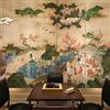 SHINERING Formato personalizzato Stile giapponese Ukiyo Disegno 3D Carta da parati Cucina Sushi Ristorante Decorazione industriale Carta da parati murale 200 cm (L) × 140 cm (H)