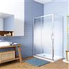 GENERIC 190cm Box Doccia Angolare Scorrevole 140x70cm vetro Serigrafato Graduale
