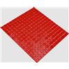 conwire Mosaico Rosso Mosaico di Vetro Classico Lucidato Quadrato 20x20x4 mm Parete Pavimento Cucina Bagno Doccia 0.1 m² 1 Pezzo