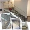Parpyon® Ringhiera Scala in acciaio Inox AISI 304 Uso Interno Balaustra 1,5 metri Fissaggio a PARETE montaggio FACILE fai da te Passamano Parapetti scale