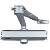 Viro | Chiudiporta Automatico, Braccio in Acciaio con Lunghezza e Arresto Regolabile, Multiforza, Colore Grigio, Per Porte max. Largh. 110 cm Peso 85 kg