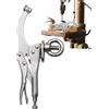Generic Morsetti per trapano a pressa, 22,9 cm, per tavolo di saldatura, resistente, antiscivolo, a sgancio rapido, accessori per lavorazione del legno, lavorazione dei metalli, edilizia, officina, garage