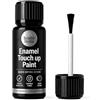 The Scratch Doctor Scratch Doctor - Vernice per ritocchi smaltata, 15 ml, asciugatura facile e rapida, adatta per elettrodomestici da cucina, bagno, metallo, radiatore, frigorifero, doccia, lavandino (nero)