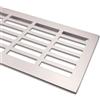 PRIOstahl Griglia di ventilazione in alluminio | 100 mm x 800 mm | Colore: acciaio inossidabile - spazzolato | Griglia di ventilazione in alluminio | Lamiera a nervi | Griglia di ventilazione | Griglia per