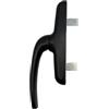 DACAN PROTECTION Cremonese per Interno in Alluminio Verniciato - Maniglia Moderna per Porte Interne - Forma Rettangolare o a L - Resistente e Facile da Montare