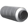 MKK Silenziatore per telefono, silenziatore, tubo di ventilazione, 100 mm, isolamento 300, lunghezza DN 125-300 mm