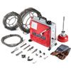 ZELCAN 850W Macchina Sturatubi Elettrica, Macchina per la Pulizia dei Tubi della Coclea, Pulitore Elettrico di Scarico per Tubi da 20-200 mm, Drenaggio a Spirale con Scovolini Teste e 27m Molle