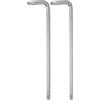 QUARKZMAN 2pz T30 Antimanomissione Torx Stella Chiave Punta Chiave Inglese L Forma 5.31 Lungo Braccio Alta Carbonio Acciaio Mano Strumento per Automobile/Quotidiano Riparazioni
