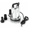 Cutycaty Pompa sommergibile 160 W 12 V DC 6000 L/H, pompa ad alta pressione per allevamento di pesce, in acciaio inox, profondità di immersione 0,5 - 8 m