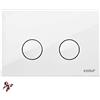 Valsir Placca Valsir Tropea S Tropea 3 Winner S Cubik S Placche ORIGINALI Valsir | per cassette Wc modelli TropeaS Tropea3 WinnerS CubikS (PLACCA P4 BIANCA)