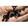 AWITALIA-Bottone doppio (40 COPPIE) zanzariere per bordo laterale colore nero di facile installazione materiale nylon resina ABS di prima qualità produzione nostra Italiana.