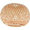 HANABASS Lampadario Bambu Intrecciato Paralume Decorativo Rustico Per Lampada Sospensione Coprilampada in Bambù Per Casa Hotel Ristorante