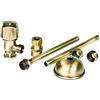 Porta&Bini Rubinetto Bronzo Per Cassetta Wc Con Cannetta Attacco 3/8 Porta E Bini