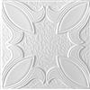 Eurodeco (40 pezzi) Pannelli in morbido polistirene, per soffitto e per pareti, 50x50 cm, decorazioni, soffitti - rivestimento, Polistirolo puro XPS spessore 3mm