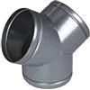 IDROTOP Raccordo a Y diam.100 mm.Distributore per Aria Calda, Fredda e Ventilazione
