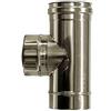 MBM Raccordo T 90 canna fumaria DN 100 tubo acciaio inox 316