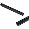 Lframa606 Maniglie per Armadio Lunghe, Maniglie per Mobili da Cucina Nero, Alluminio Solida | Finitura Anodizzato,Lunghezza:80-1200mm Maniglie per Ante Armadio,2 pezzi Manico per Armadietti Neri (280mm/11in)