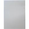 Heika Sportello di ispezione Softline The White Edition con chiusura quadrata, 600 x 800 mm, colore: Bianco