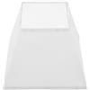 DEARMAMY Paralume Trapezoidale per Lampada da Tavolo, Bianco Elegante | Removibile e Facile da Installare, per Casa, Adatto a Tavolini e Piantane, Pulizia Semplice