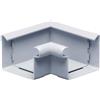 INEFA angolo di apertura di 90 °, scatolare, all'interno perlina, plastica 68mm Grigio