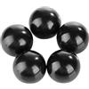 Hilitand 5 pcs Manopola leva a sfera in bachelite, M6 pomello del cambio impugnatura rotonda nera inserto in rame filettato