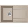 ELLECI LG230051 - Lavello da cucina 1 vasca con Gocciolatoio, 79x50 cm, Avena 51