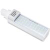 Ruilogod G24 G24D PL-C Lampada PL 2P 9W LED Lampadina Rotativa Bianco Bianco 6000K, Sostituzione della lampada fluorescente compatta CFL, con copertura chiara