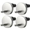 HOLIDYOYO Cerniere Wc per Sedile, 2 Set in Acciaio Inox e Nailon, Fissaggi Rapidi per Copriwater, Ricambio Resistente per Nuove Installazioni e Riparazioni