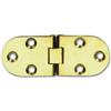 OEM Cerniera per Mobili a Biscotto in Ottone Lucido 80X30 mm con Fermo
