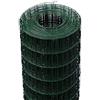eacommerce Rete Recinzione Elettrosaldata Metallica Zincata o Plasticata VERDE maglia 50X75 mm Rotolo 25 mt (PLASTICATA VERDE, H: 125 CM)