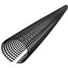 EraGreen Griglia di protezione dalle foglie, lunghezza 2 m, per grondaie, 125 mm, 150 mm, protezione per grondaie, resistente ai raggi UV, colore nero, griglia per grondaie in plastica