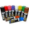 SÜDOR Set di 10 bombolette spray da 200 ml ad asciugatura rapida per graffiti e decorazioni. Nero, Bianco, Blu, Verde, Rosso, Giallo, Viola, Arancione, Rosa, Marrone (10 Colori)