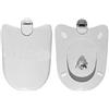 IDROTOP Copriwater Ideal Standard DIAGONAL BIANCO EURO Cerniera Cromo-Sedile-Asse Wc