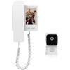 TKMARS Videocitofono, citofono wireless con monitor, campanello con visione notturna a infrarossi, 6 opzioni di suoneria, nessuna app/Wi-Fi richiesta