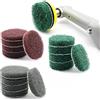 HobbyPower24 Set da 16 pezzi in tessuto non tessuto abrasivo, 50 mm, disco di pulizia in tessuto non tessuto, compatibile con Proxxon WPE, LWS, LHW, LHW/A