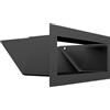 KRATKI griglia di ventilazione AIR 9 x 20 cm grafite resistente al camino | Griglia aria calda 9 x 20 cm; Griglia di scarico per ventilazione camino; Presa d'aria con un angolo di 45 gradi; resistente