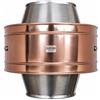SCIABORDI BLINDOCOM RAX Comignolo cappello inox rame antivento, aspirafumo, attivatore di tiraggio naturale antintemperie antipioggia (200 mm)