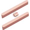 AIRYLI 2 pezzi maniglia Oro rosa dell'armadio Maniglie Lega di alluminio Tiretti Armadio Pomello Cassetto Manopole tirettiera Mobili Manopola Della Porta per Camera Da Letto (Spaziatura fori 96mm)
