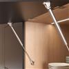 Hevolus Pistone a Gas KRABY rialza Originale Italiana Ferramenta LIVENZA- Asta FRIZIONATA L.164, 244, 355, 480 per Ante Cucina e Living - Ammortizzatore per Mobili e Pensili Lift up spring (L.355 mm 120N)